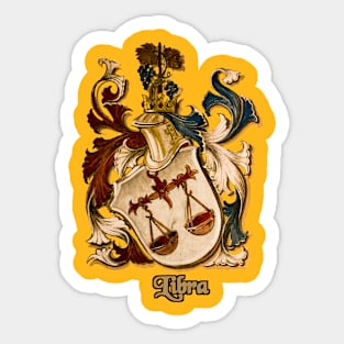 Libra Coat of Arms Sticker